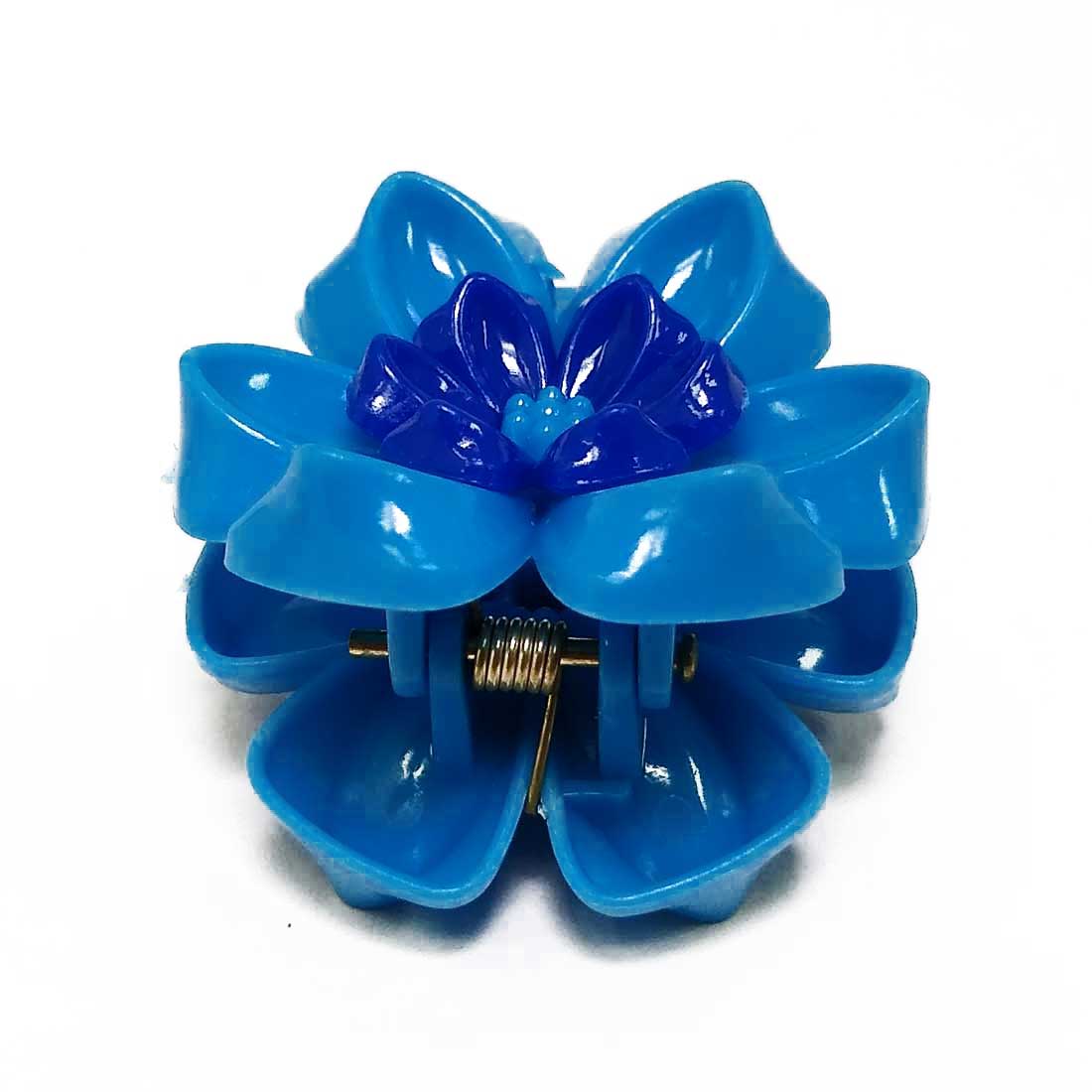 Anokhi ADA Floral Hair Clutcher for Girls and Women (One Hair Clutcher, Sky Blue) -C-52