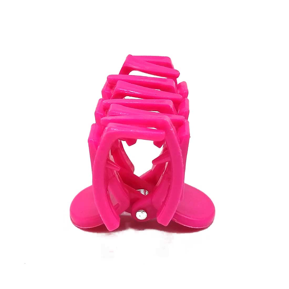 Anokhi ADA Zig-Zag Hair Clutcher for Girls and Women (One Hair Clutcher, Hot Pink) -C-23