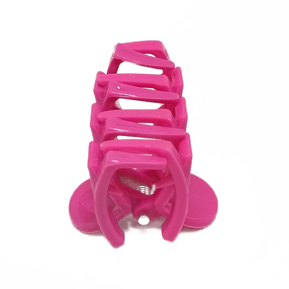 Anokhi ADA Zig-Zag Hair Clutcher for Girls and Women (One Hair Clutcher, Pink) -C-26