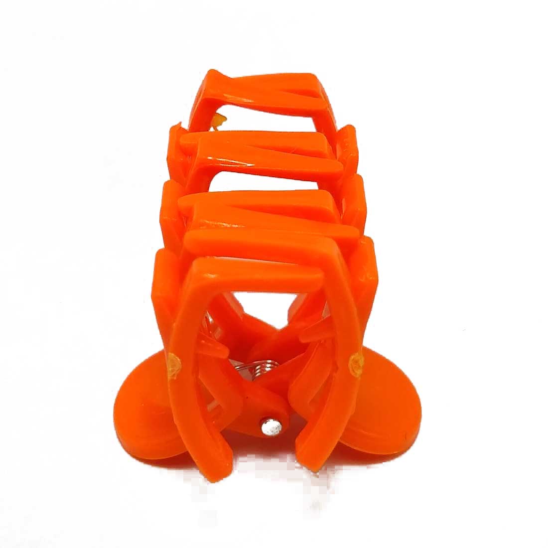 Anokhi ADA Zig-Zag Hair Clutcher for Girls and Women (One Hair Clutcher, Orange) -C-25