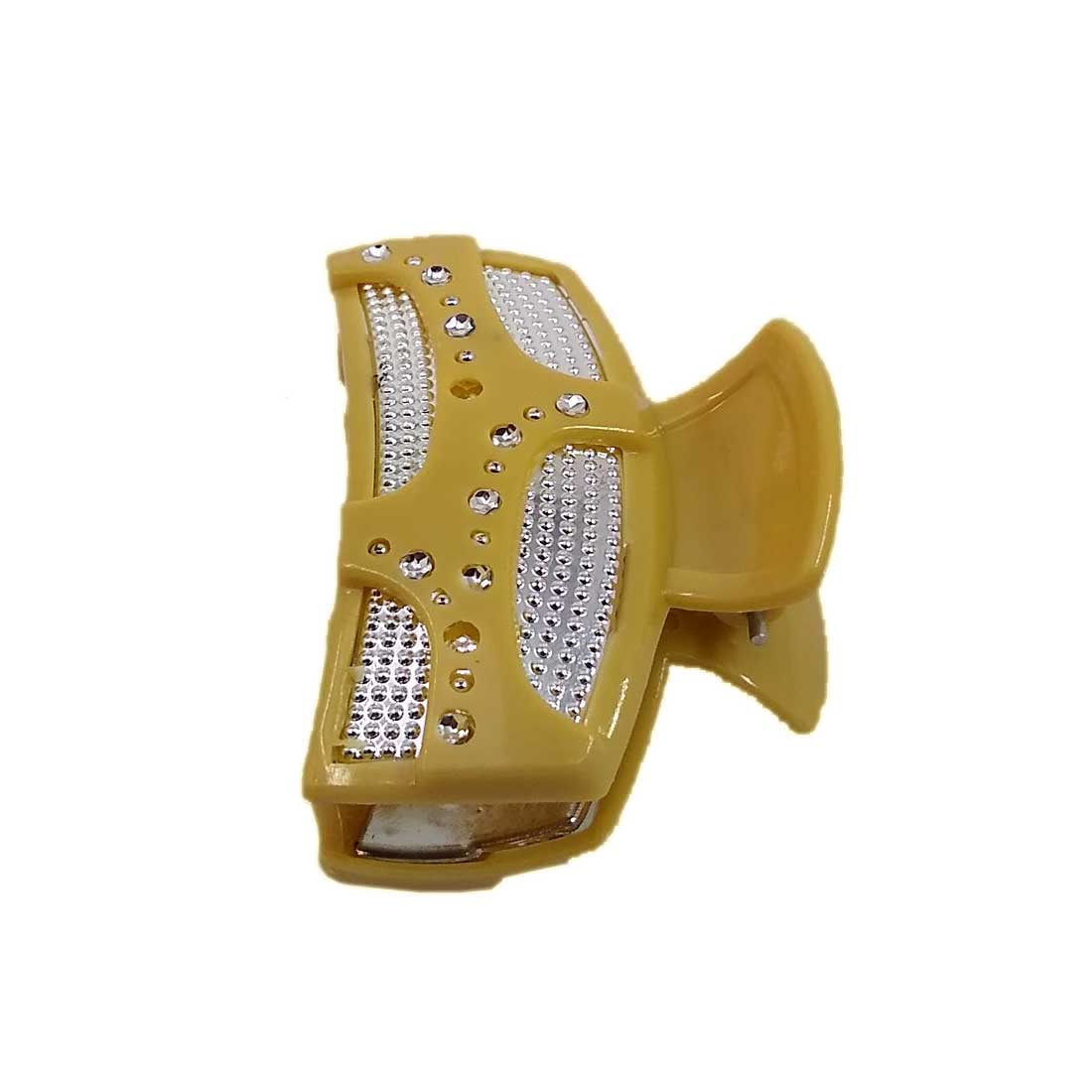 Anokhi ADA Shining Hair Clutcher for Girls and Women (One Hair Clutcher, Gray) -C-16