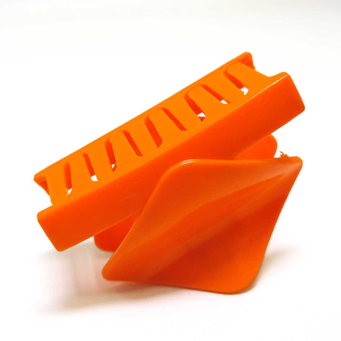 Anokhi ADA Designer Hair Clutcher for Girls and Women (One Hair Clutcher, Orange) -C-03