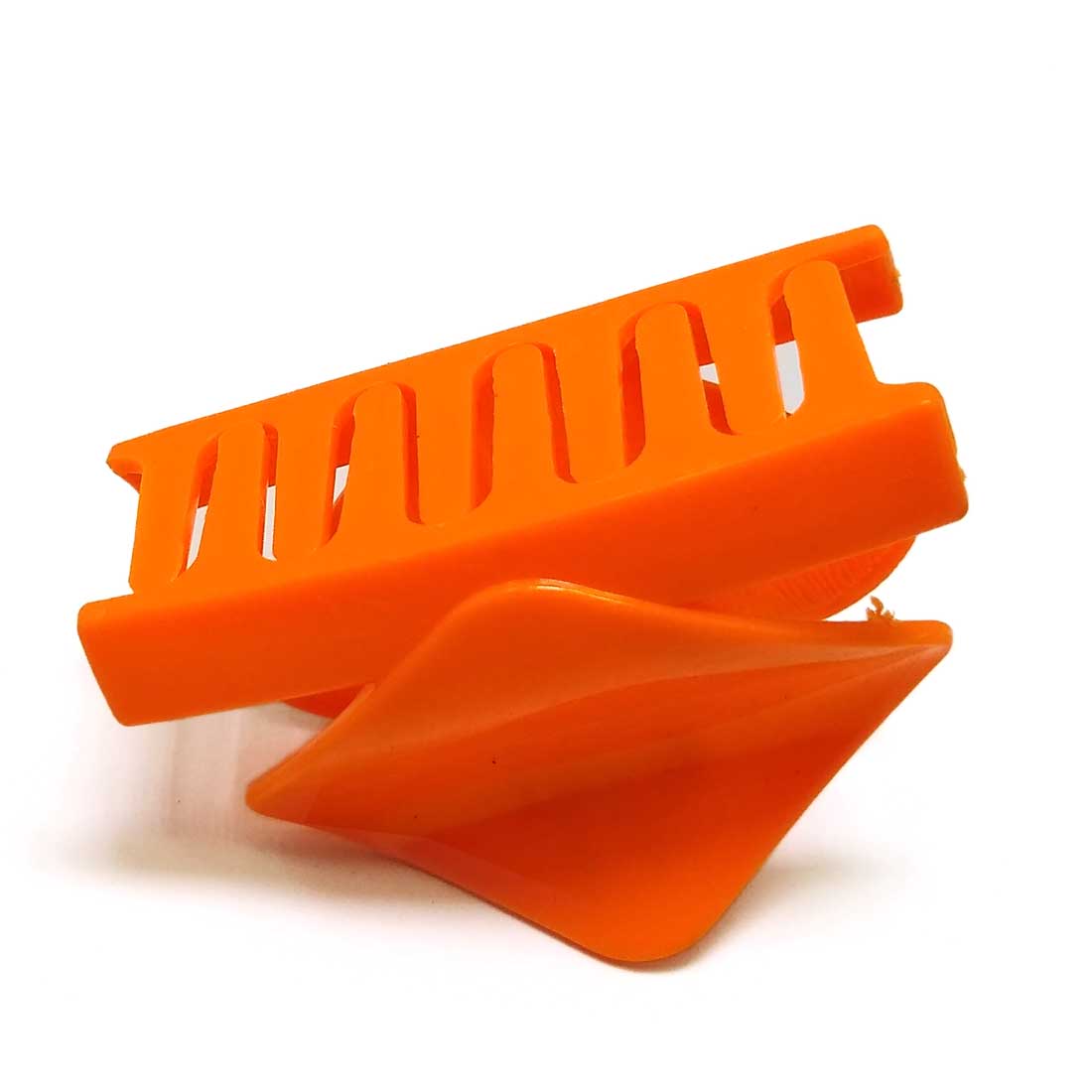 Anokhi ADA Designer Hair Clutcher for Girls and Women (One Hair Clutcher, Orange) -C-03