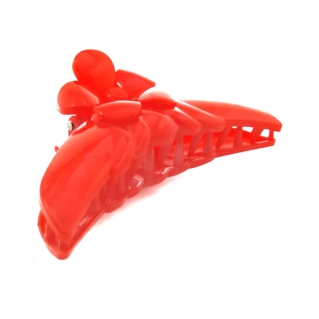 Anokhi ADA Floral Hair Clutcher for Girls and Women (One Hair Clutcher, Red) -C-13