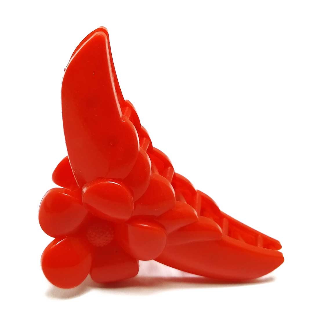 Anokhi ADA Floral Hair Clutcher for Girls and Women (One Hair Clutcher, Red) -C-13