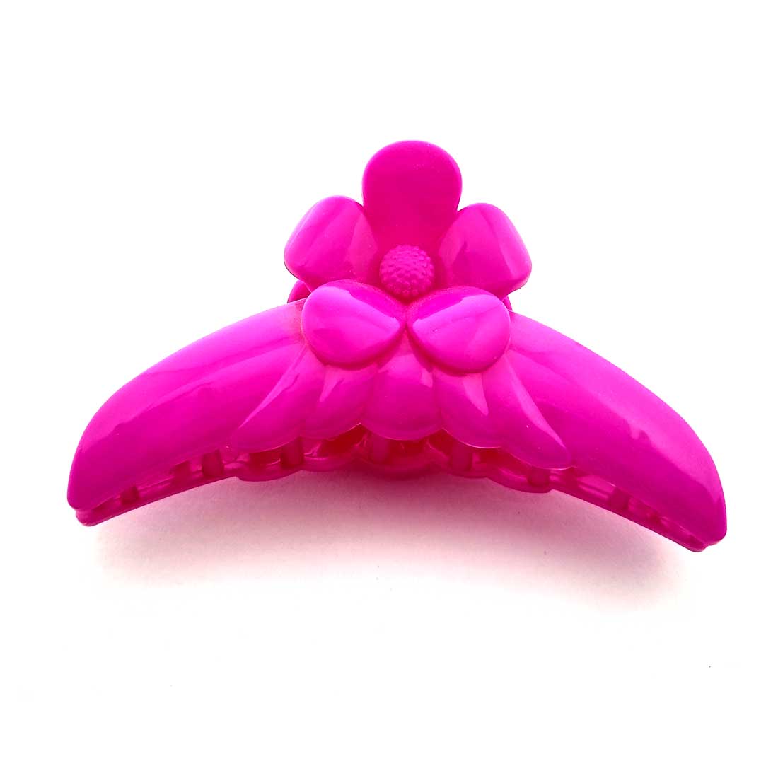 Anokhi ADA Floral Hair Clutcher for Girls and Women (One Hair Clutcher, Dark Pink) -C-11
