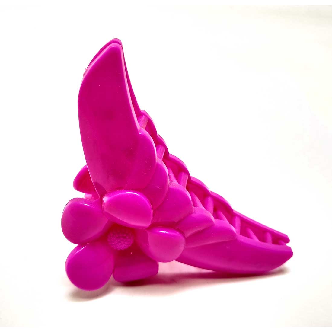 Anokhi ADA Floral Hair Clutcher for Girls and Women (One Hair Clutcher, Dark Pink) -C-11