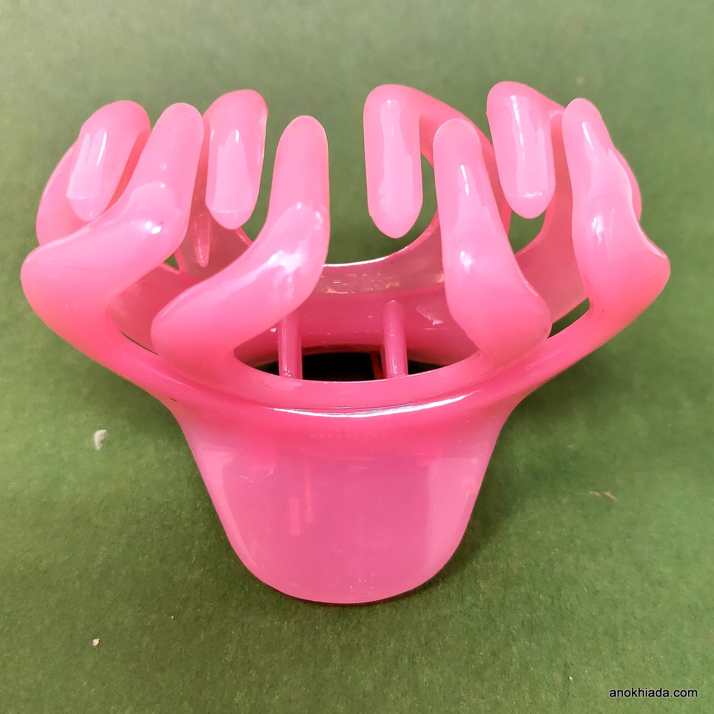 Anokhi Ada Translucent Large Hair Clutcher for Girls and Women (Baby Pink, BA-41)