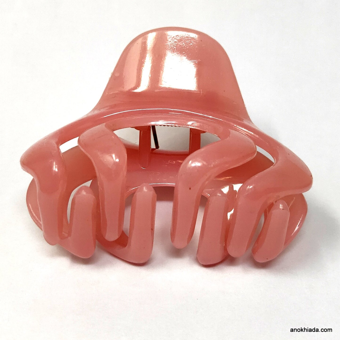 Anokhi Ada Translucent Large Hair Clutcher for Girls and Women (Pink, BA-48)