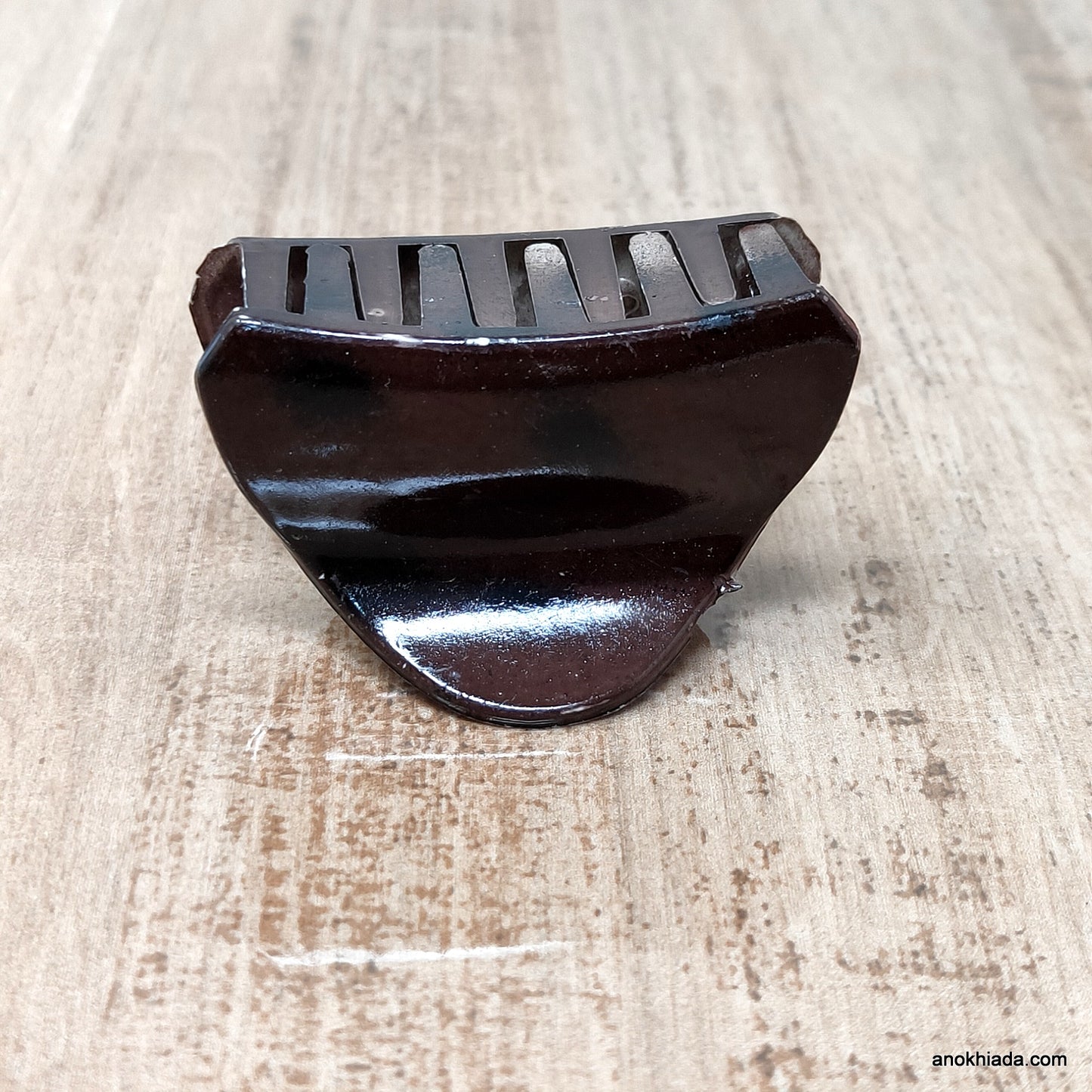 Tiger Print Plastic Brown Hair Clutcher / Hair Claw for Girls and Women (98-09B Clutcher)