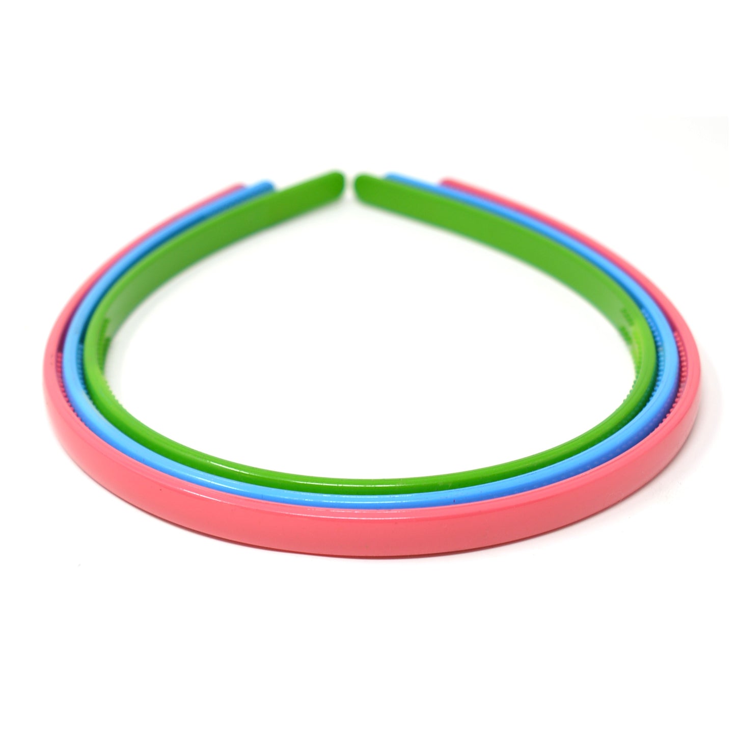 Set of Three Premium Sleek Plastic Hairbands for Girls and Women (007)