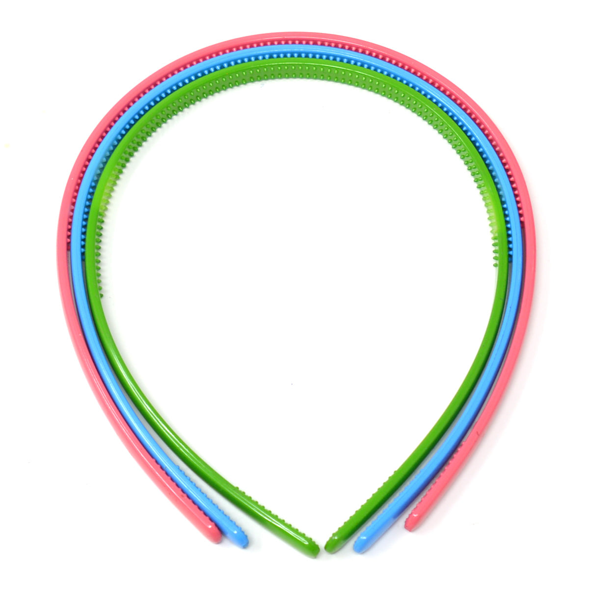 Set of Three Premium Sleek Plastic Hairbands for Girls and Women (007)
