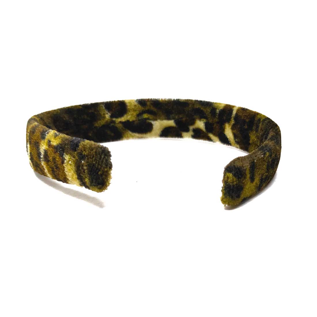 Anokhi Ada Velvet on Plastic Hairbands / Headbands for Kids and Girls (Green, Pack of 1) - 09-08H