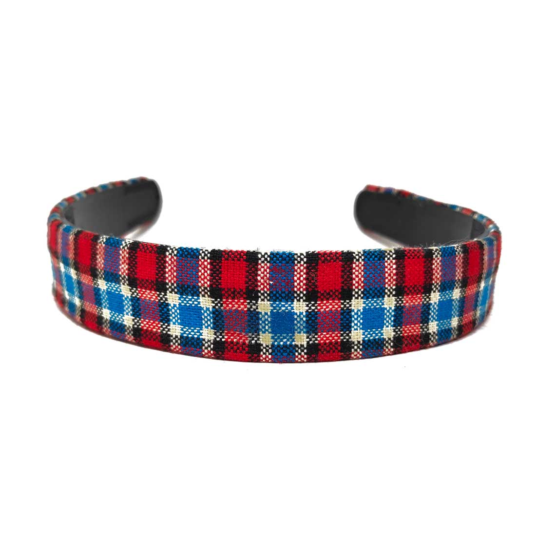 Anokhi Ada Handmade Fabric on Plastic Hairbands / Headbands for Kids and Girls (Multi-Colour, Pack of 1) - 09-09H