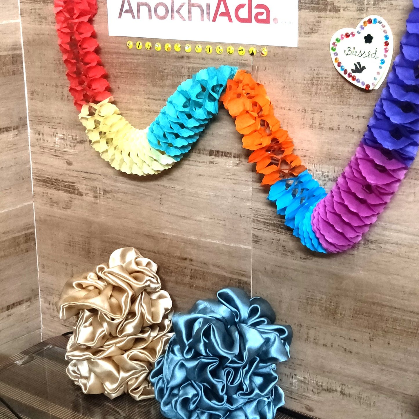 Anokhi Ada Multi-Colour Paper Ribbon for Party Decoration