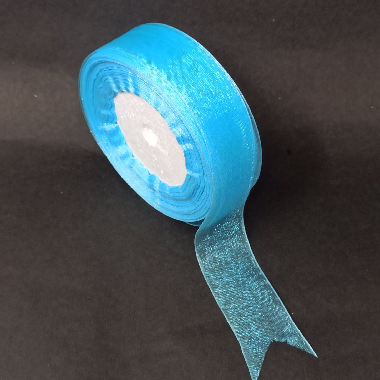 Anokhi Ada 25mm (1 inch) Sky Blue Organza Ribbon (Ribbon-057)
