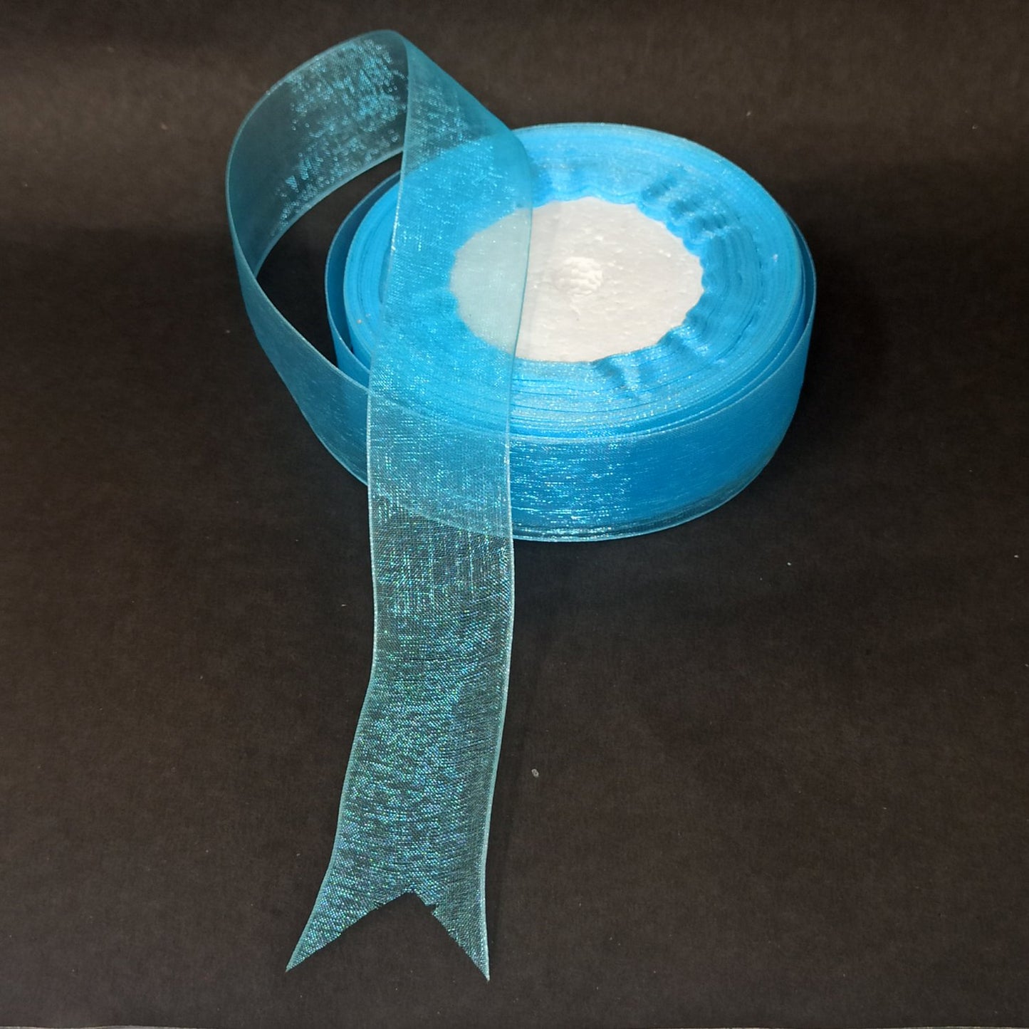 Anokhi Ada 25mm (1 inch) Sky Blue Organza Ribbon (Ribbon-057)