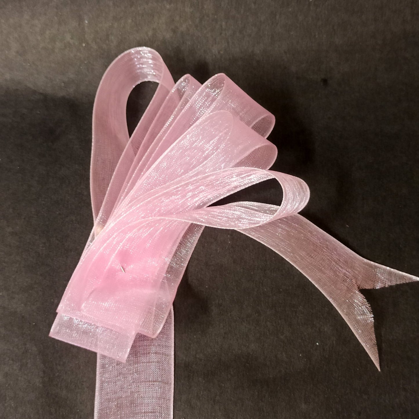 Anokhi Ada 25mm (1 inch) Pink Organza Ribbon (Ribbon-058)