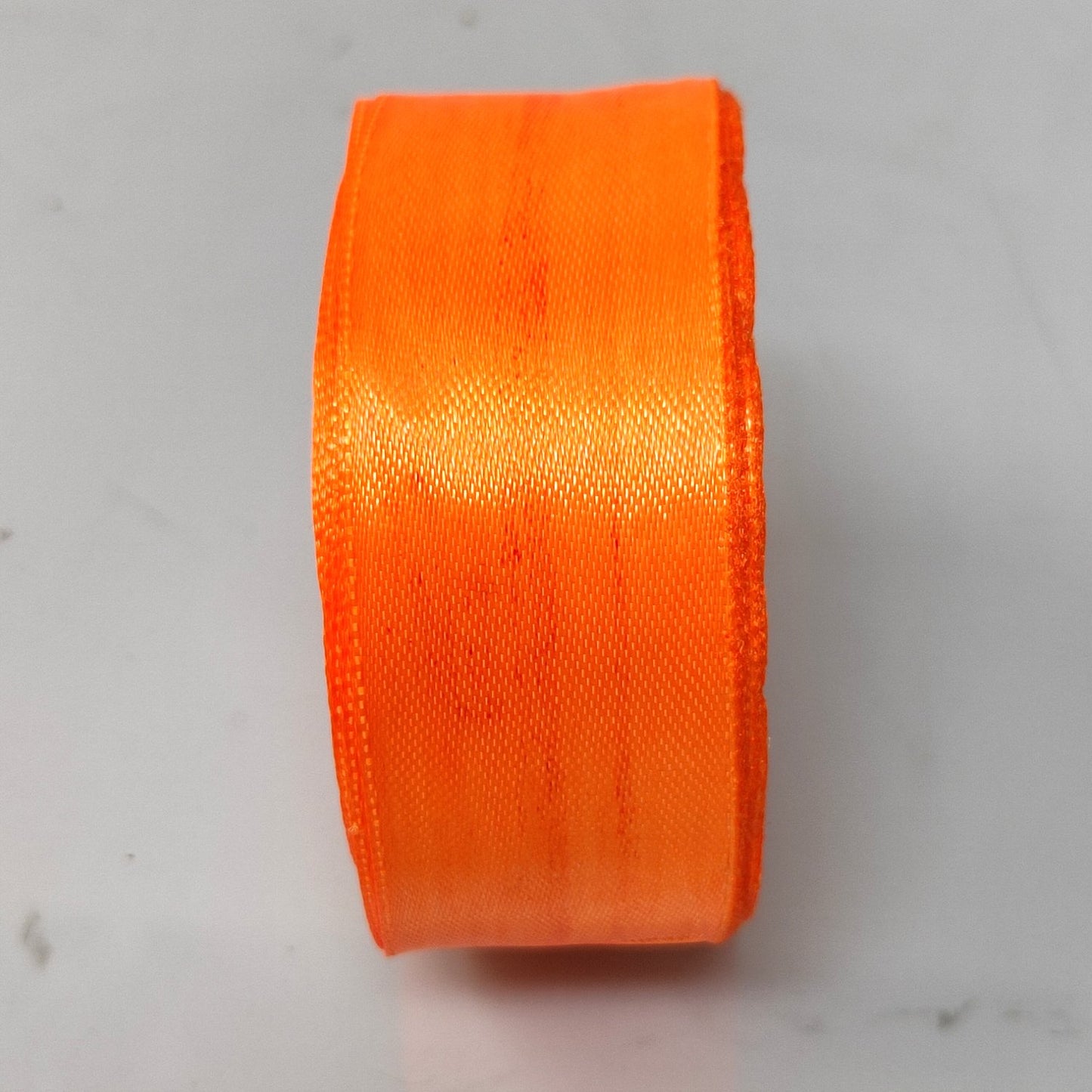 25mm (1 inch) Orange Satin Ribbon (005-a)