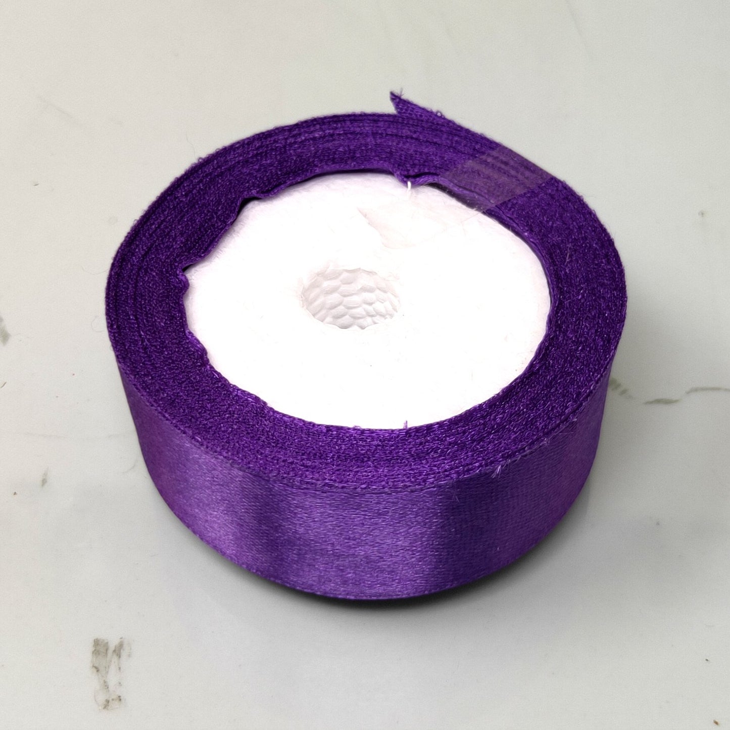 25mm (1 inch) Purple Satin Ribbon (005-d)