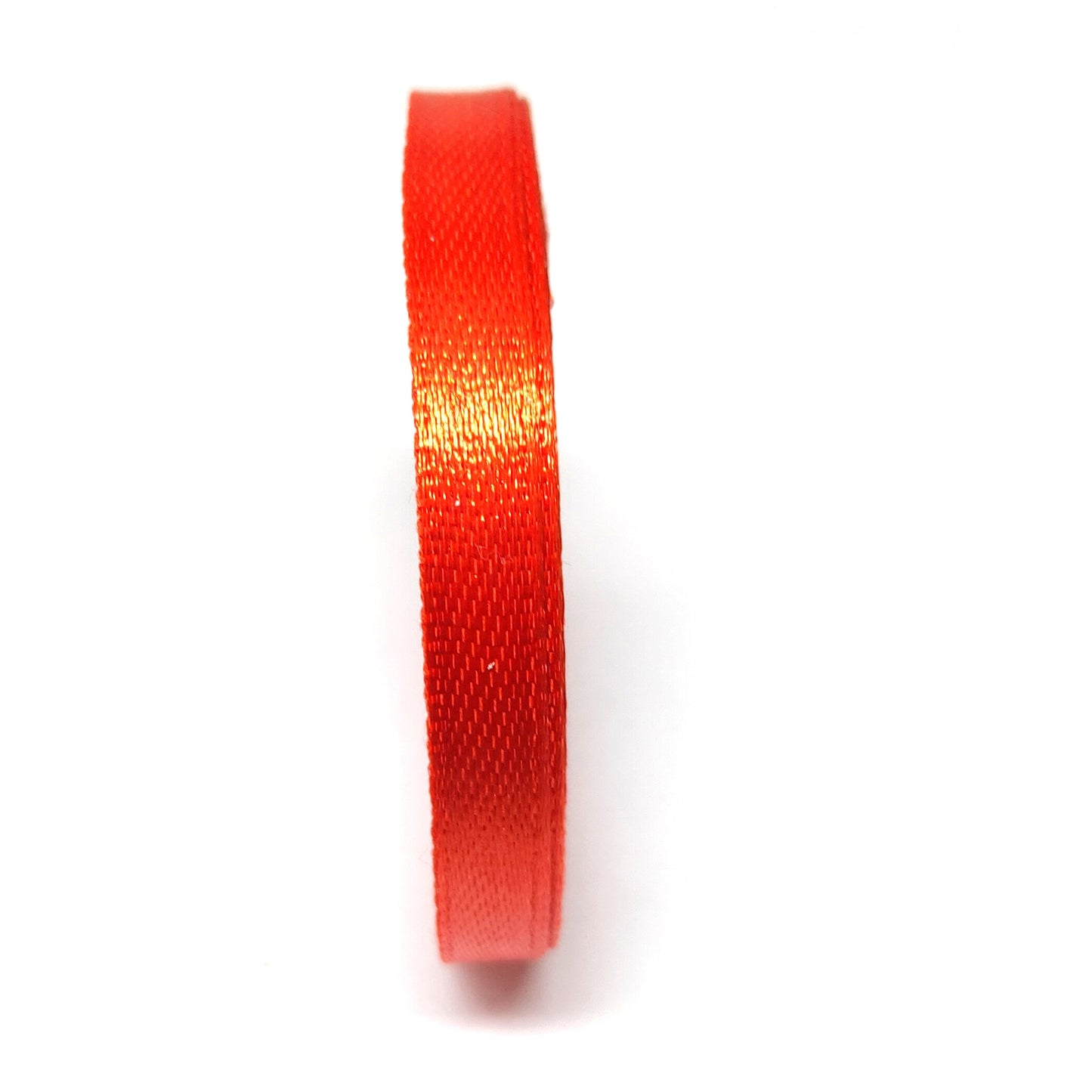 6.5 mm (Quarter Inch) Red Satin Ribbon (011)
