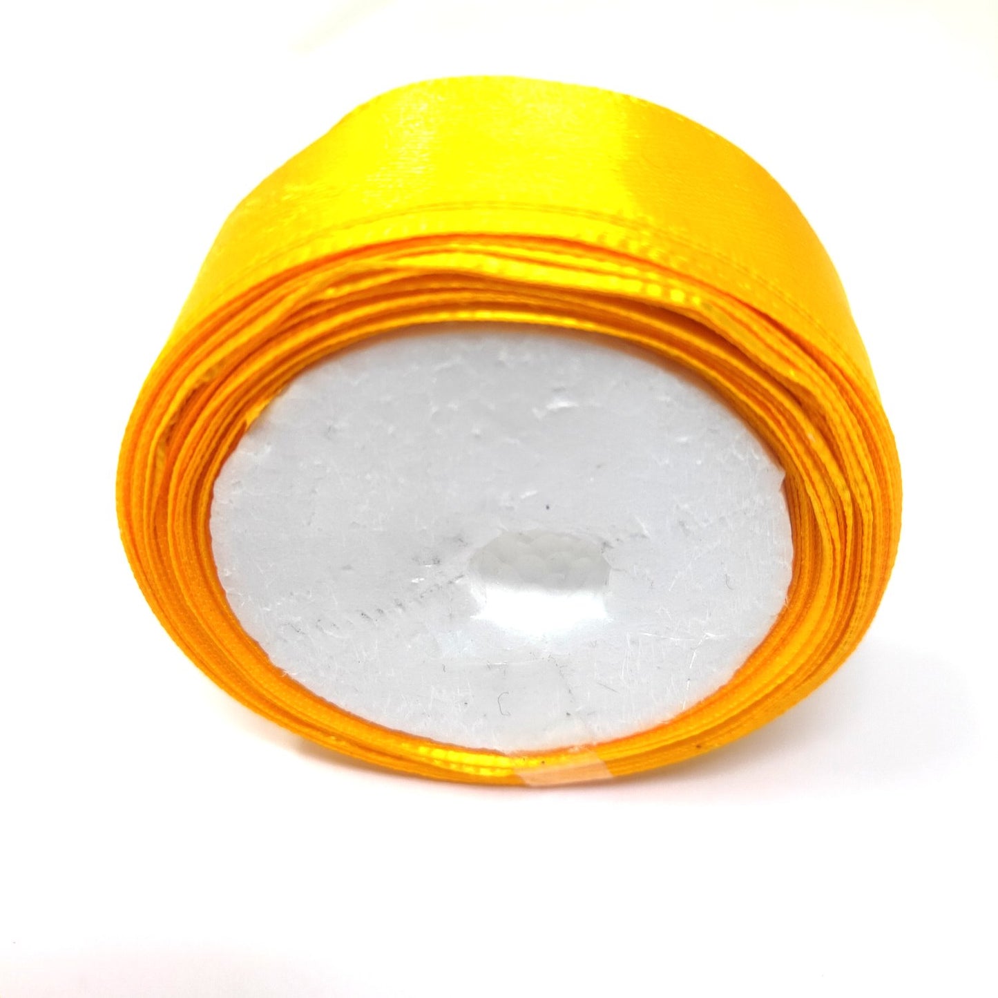 25mm (1 inch) Tuscan Yellow Satin Ribbon (005-e)