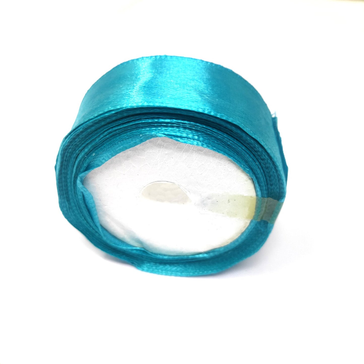 25mm (1 inch) Blue Satin Ribbon (005-f)