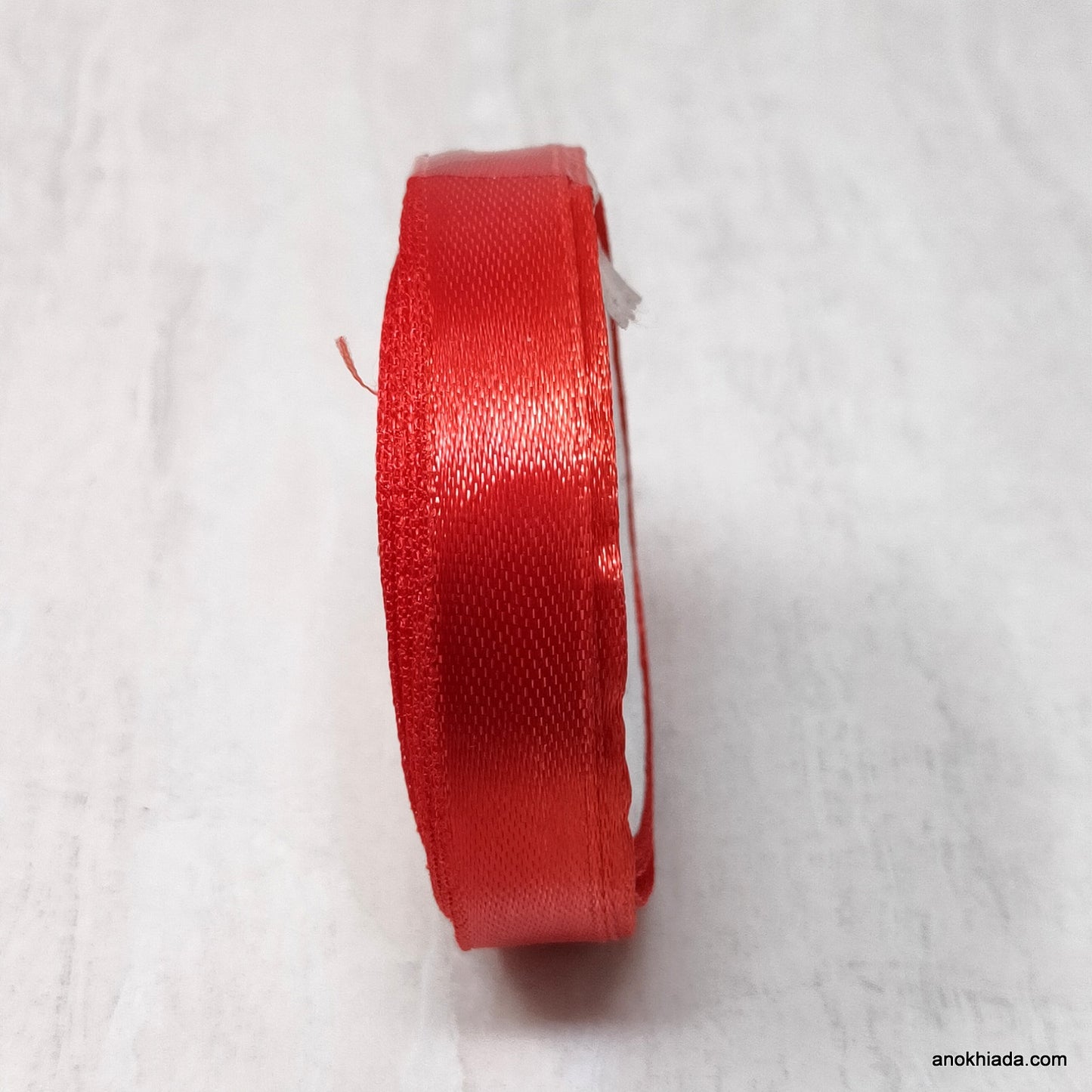 1/2 Inch (12.5 mm) Red Satin Ribbon (029)