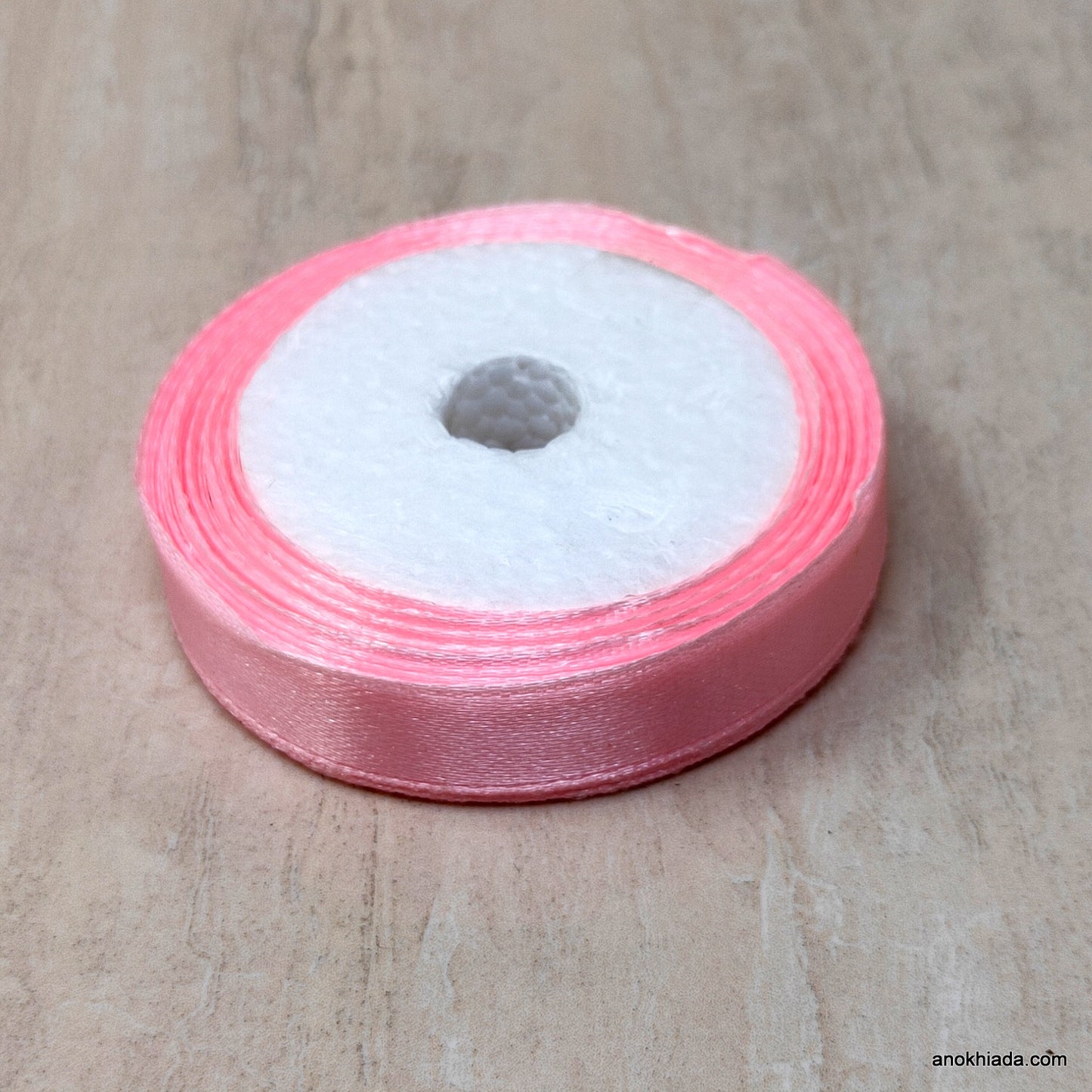 1/2 Inch (12.5 mm) Pink Satin Ribbon (035)
