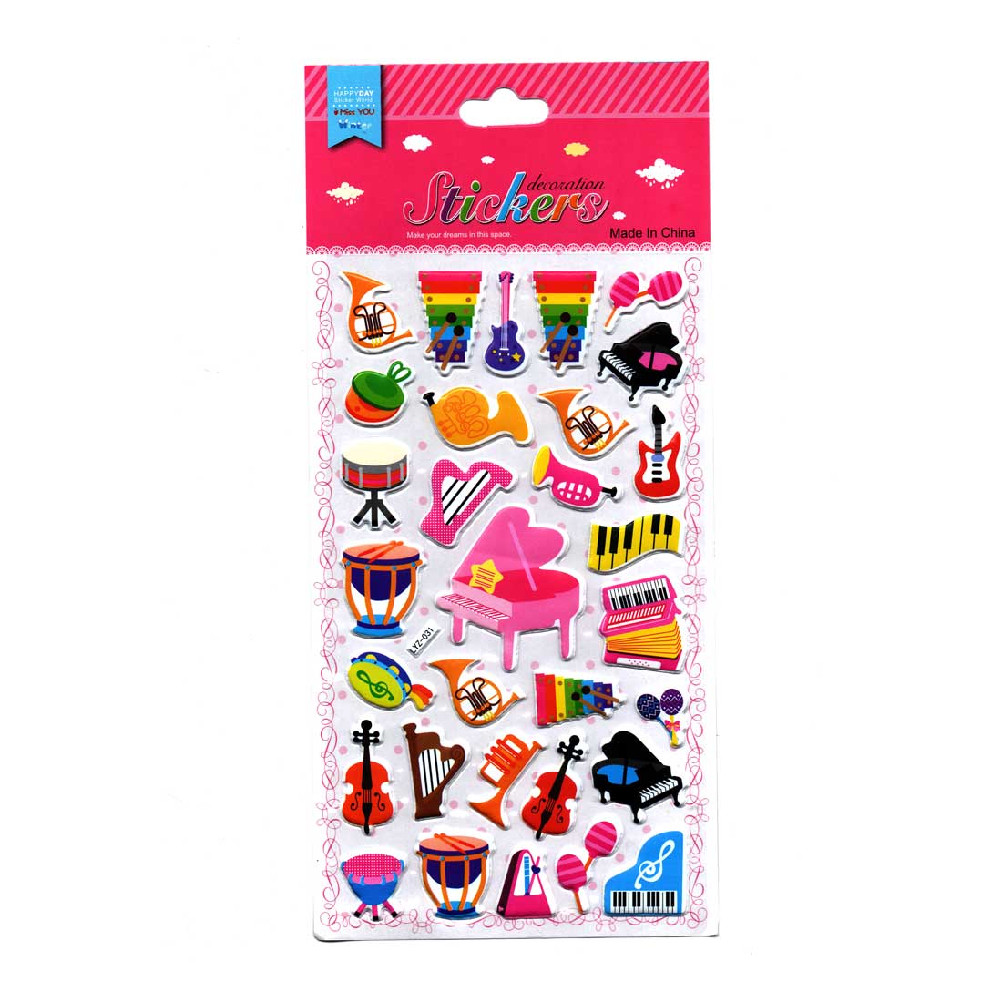 Musical Instrument Stickers