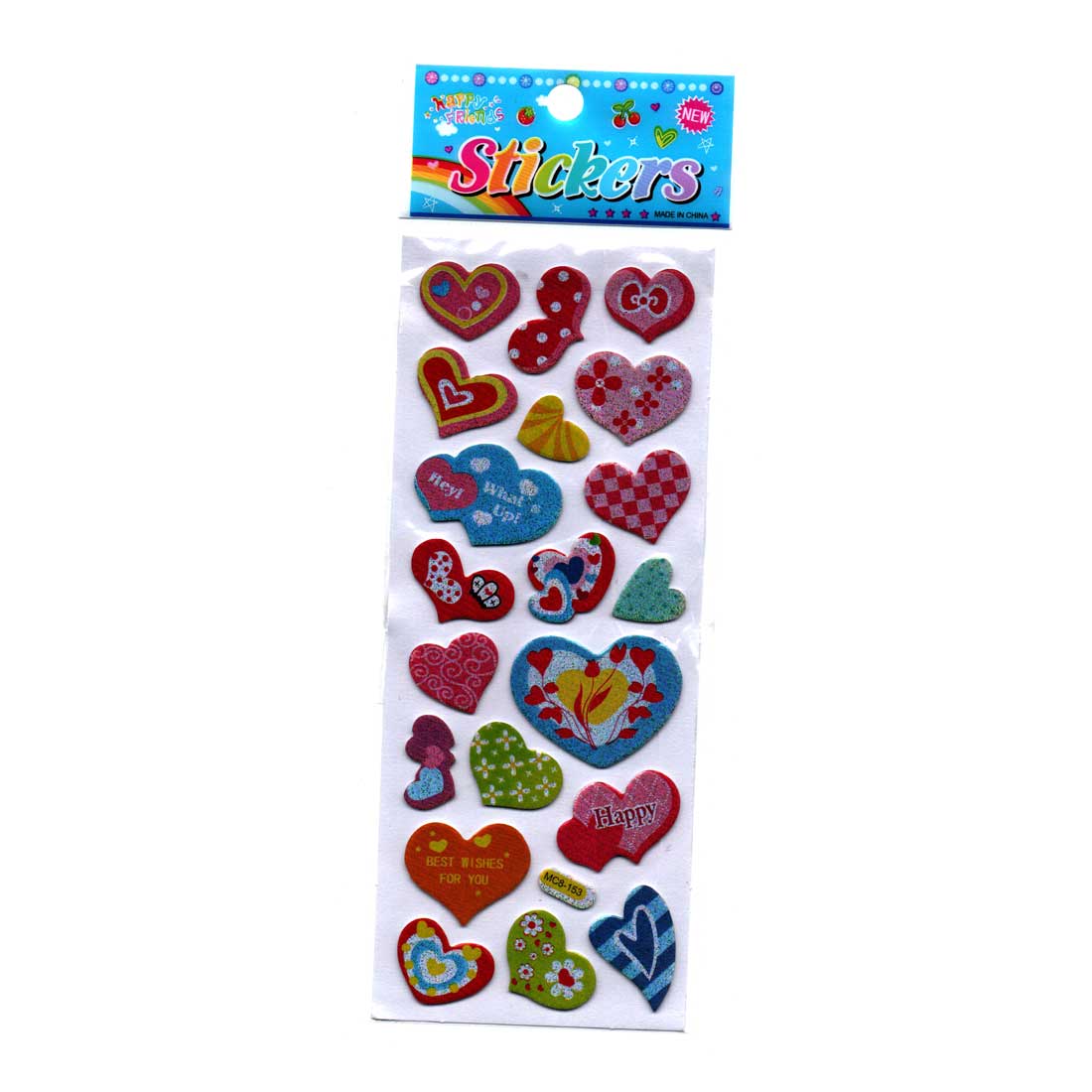 I Heart You Kids Sticker Pack by Pipsticks | Fun & Whimsical Heart Themed  Sticker Designs for Kids | Large Pack with 15 Sheets of Stickers