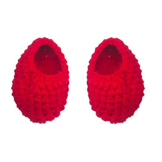 Anokhi Ada Marron Handmade Knitting Woolen Baby Booties (YA-10) - Anokhiada.com