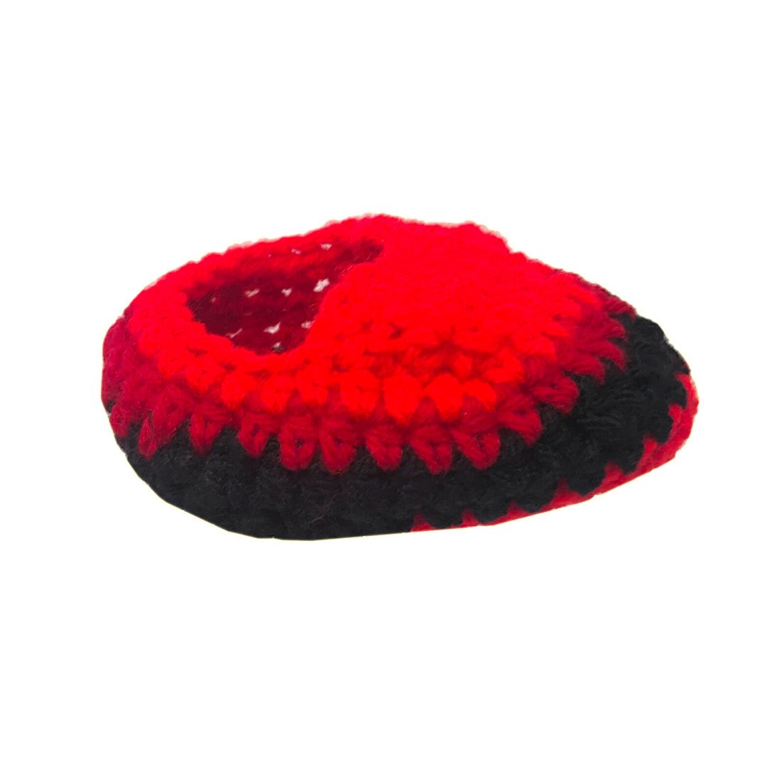 Anokhi Ada Red Handmade Knitting Woolen Baby Booties (YA-11) - Anokhiada.com