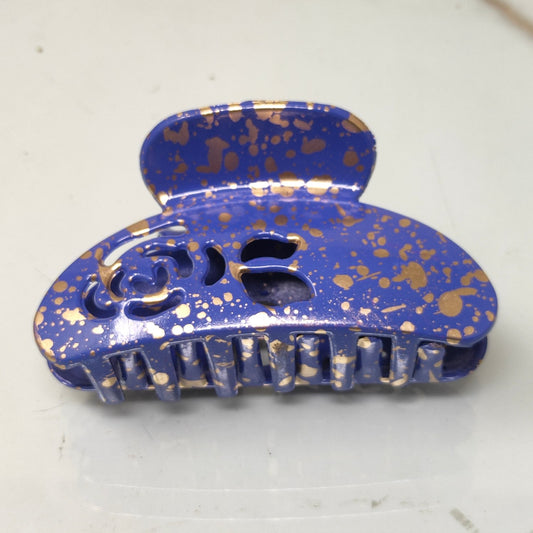 Anokhi Ada Large Plastic Hair Claw for Girls and Women (Violet,,ZA-12-b)