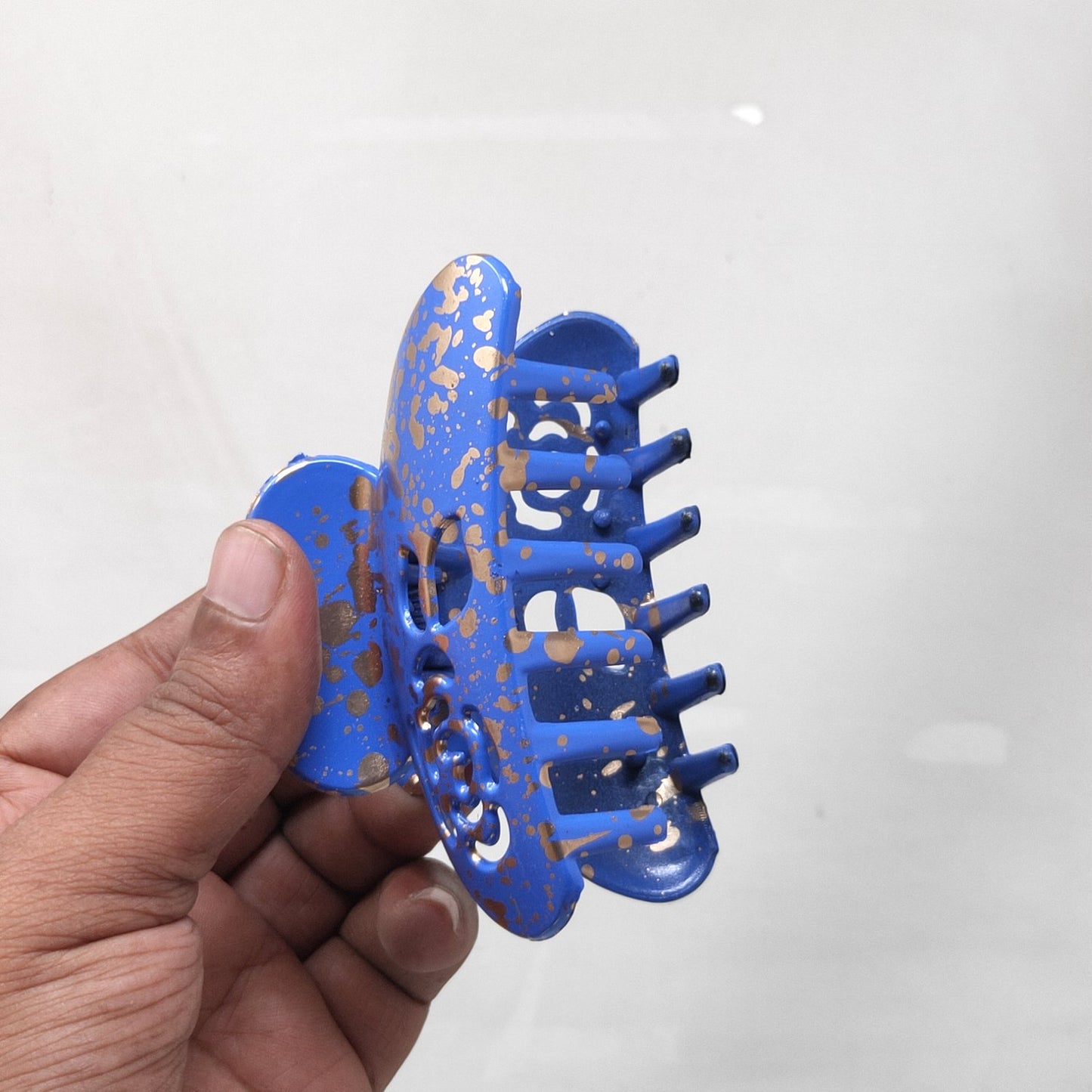 Anokhi Ada Large Plastic Hair Claw for Girls and Women (Violet,,ZA-12-b)