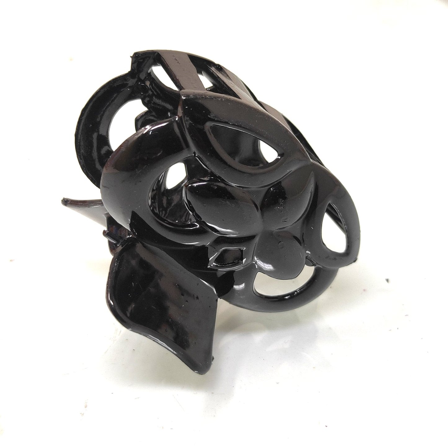 Anokhi Ada Plastic Hair Claw for Girls and Women (Black,ZA-18)