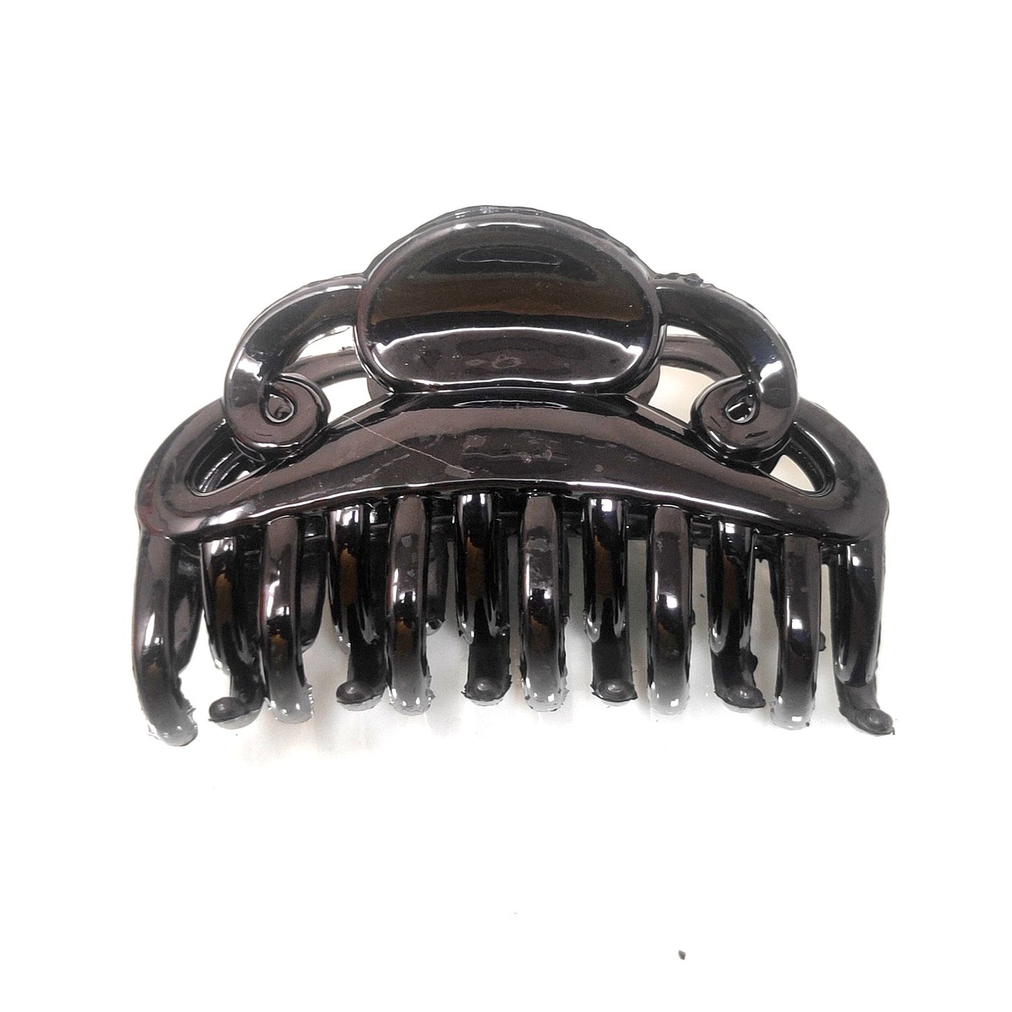 Anokhi Ada Large Plastic Hair Clutcher for Girls and Women (Black, ZA-21)