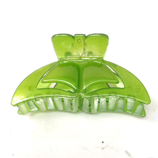 Anokhi Ada Large Plastic Hair Clutcher for Girls and Women (Green, ZA-23E)