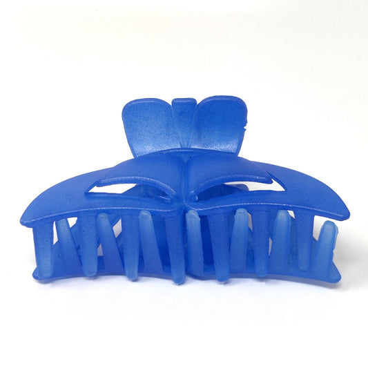 Anokhi Ada Large Unbreakable Plastic Hair Clutcher for Girls and Women (Navy Blue, ZA-24C)