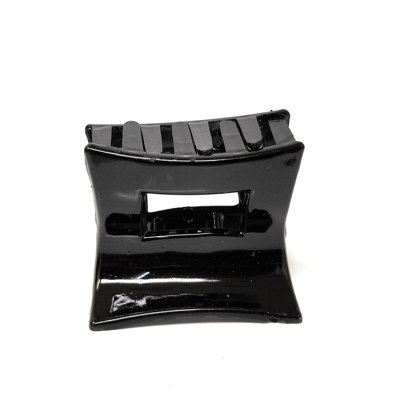 Anokhi Ada Medium Plastic Hair Clutcher for Girls and Women (Black,ZA-30)