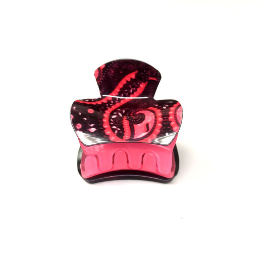 Anokhi Ada Premium Small Plastic Hair Clutcher for Girls and Women (Pink, ZA-32A)