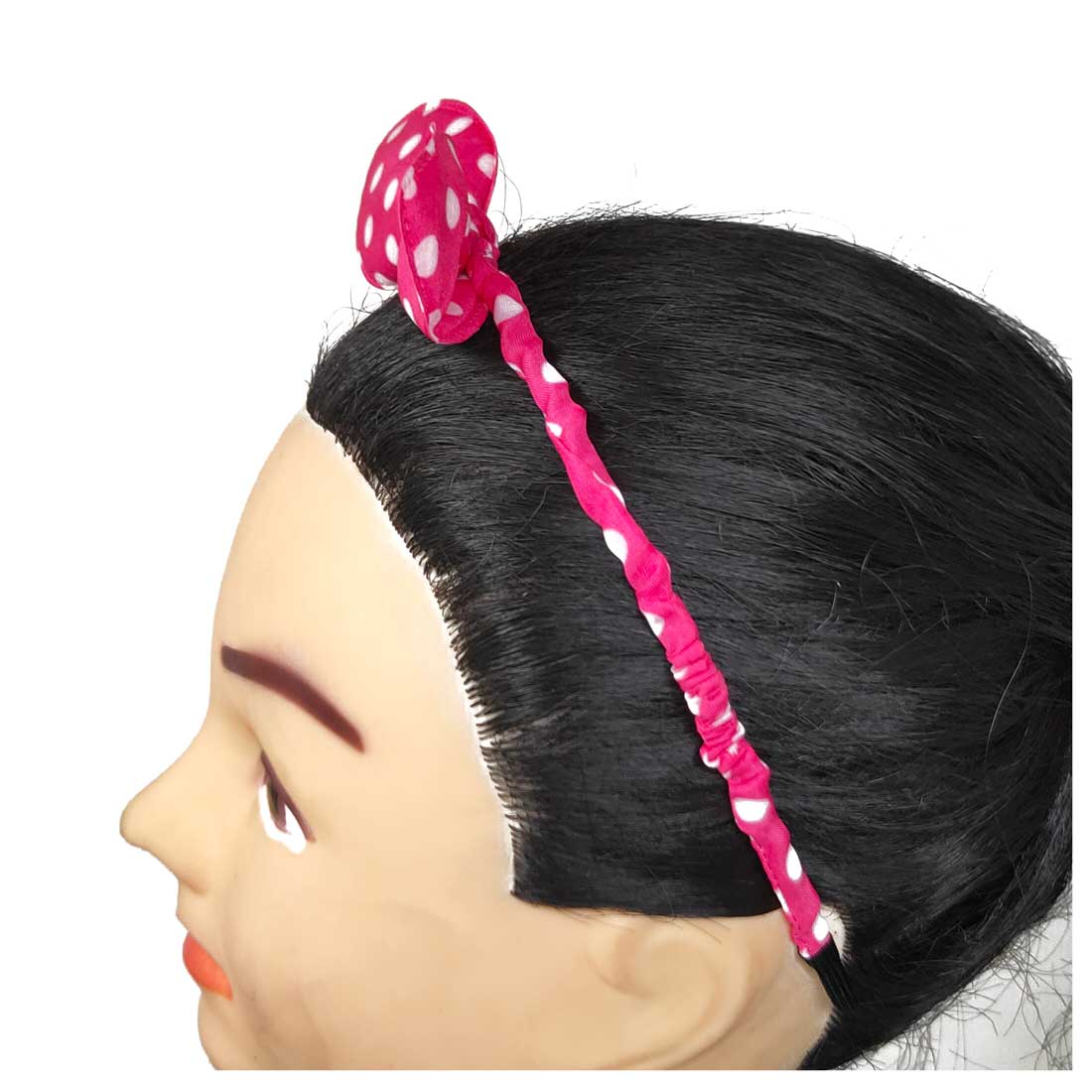 Anokhi Ada Bunny Ear Multi -Colour Fabric on Metal Hairband/Headband for Girls and Women-(ZC-03)