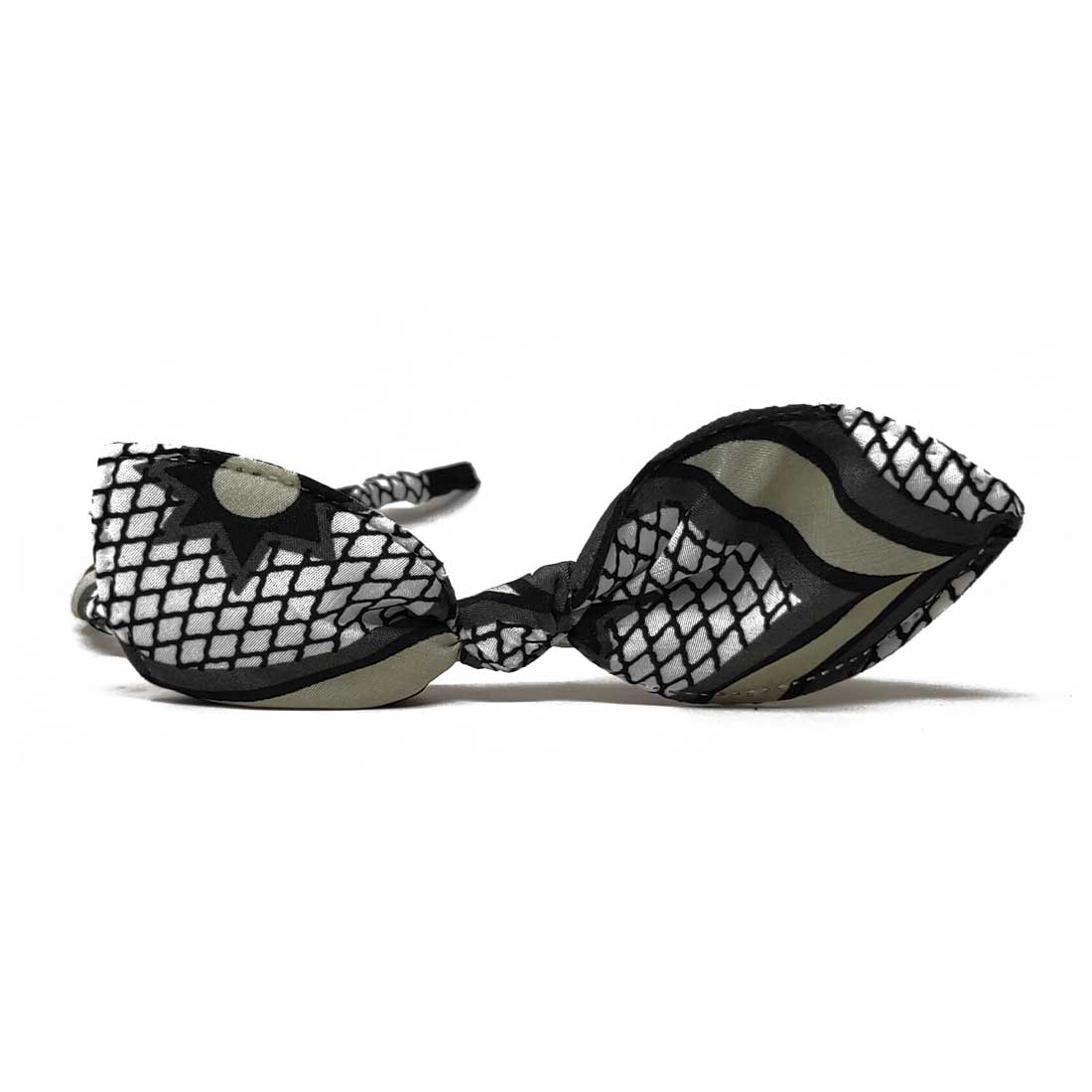 Anokhi Ada Bunny Ear Multi -Colour Fabric on Metal Hairband/Headband for Girls and Women-(ZC-08)