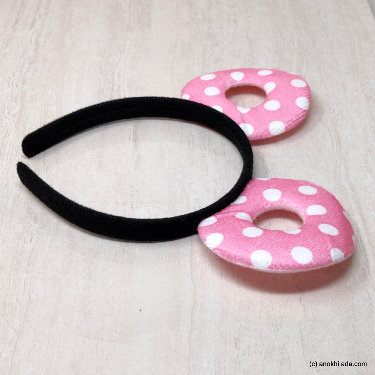 Anokhi Ada Velvet Cute Plastic Hairband/Headband for Baby Girls and Girls (ZC-29)