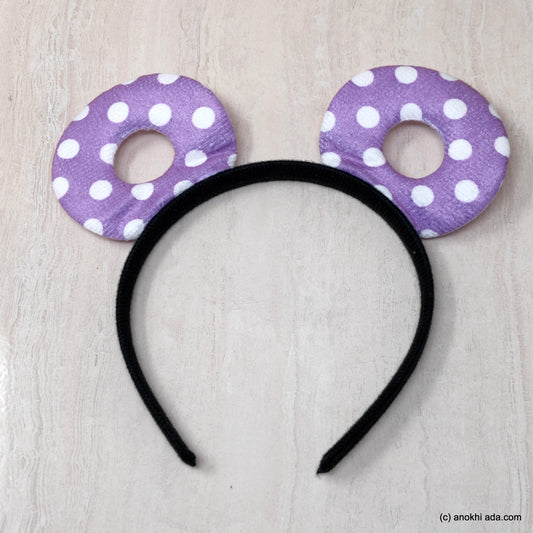 Anokhi Ada Velvet Cute Plastic Hairband/Headband for Baby Girls and Girls (ZC-31)