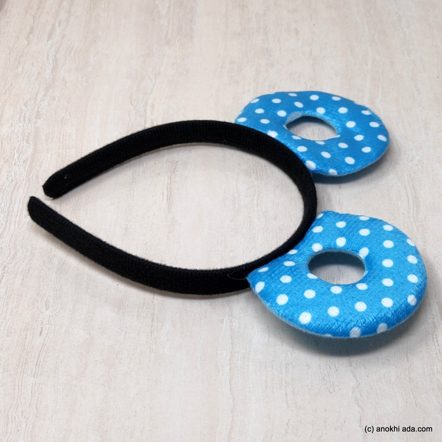 Anokhi Ada Velvet Cute Plastic Hairband/Headband for Baby Girls and Girls (ZC-33)