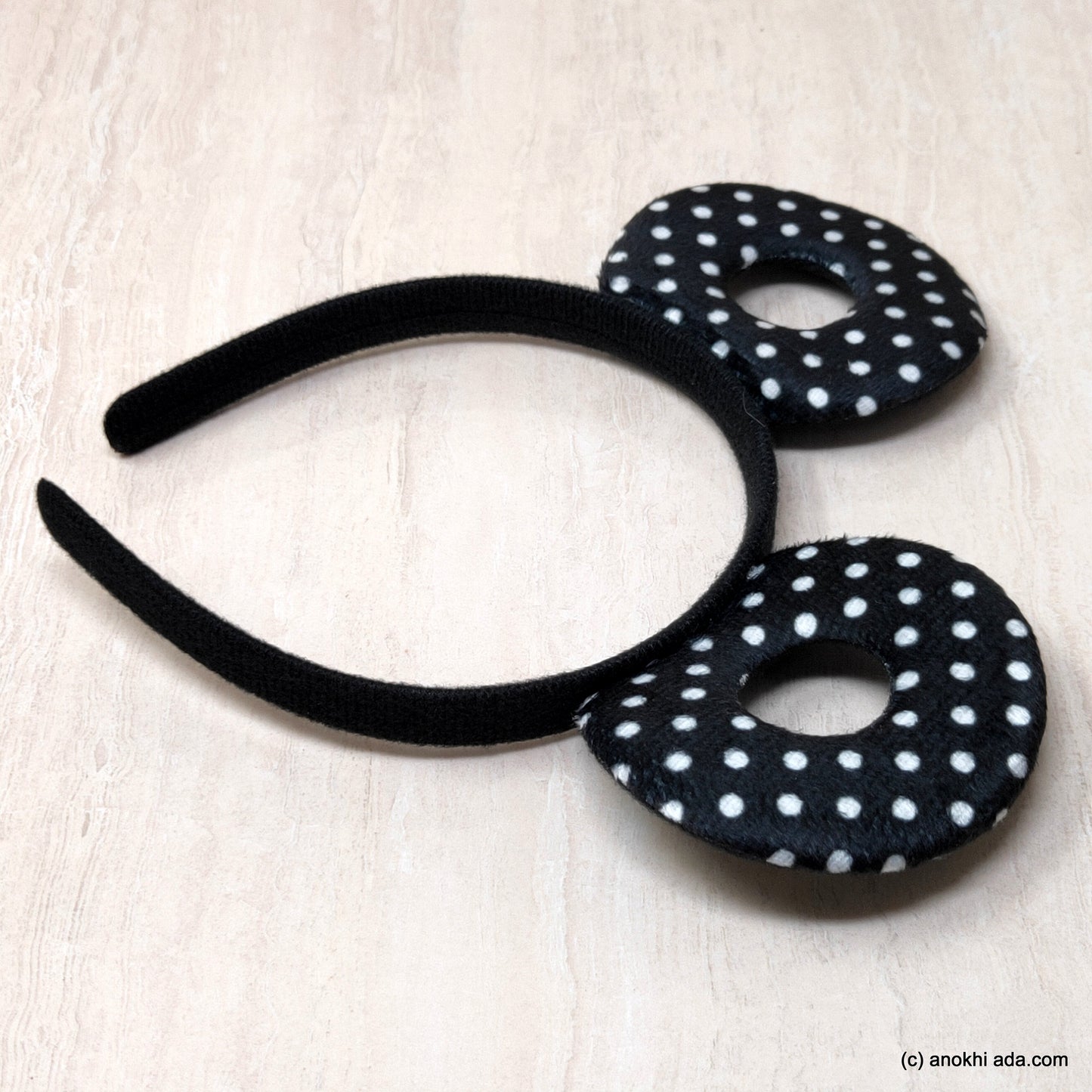 Anokhi Ada Velvet Cute Plastic Hairband/Headband for Baby Girls and Girls (ZC-34)