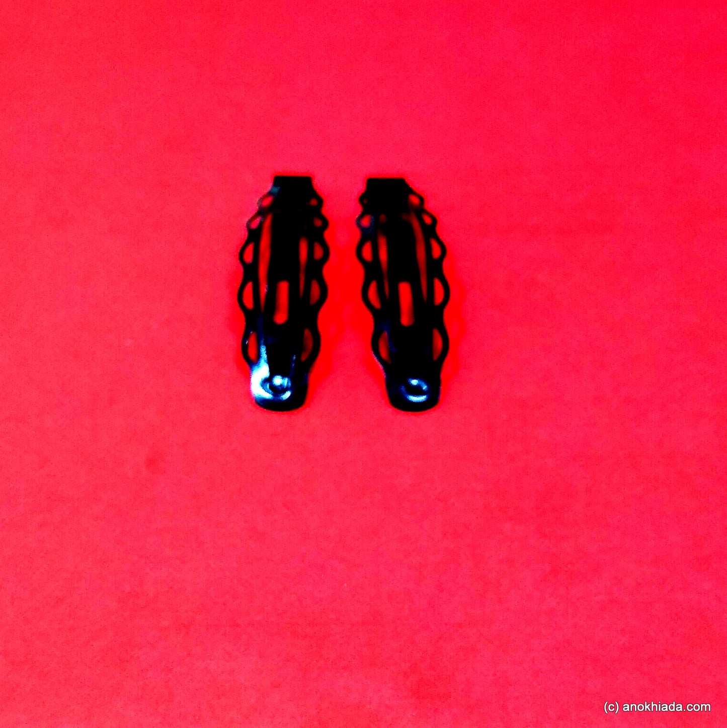 Anokhi ADA Combo Black Sleek Designer Metallic Combo Tic Tac Clips-( ZD-01 )