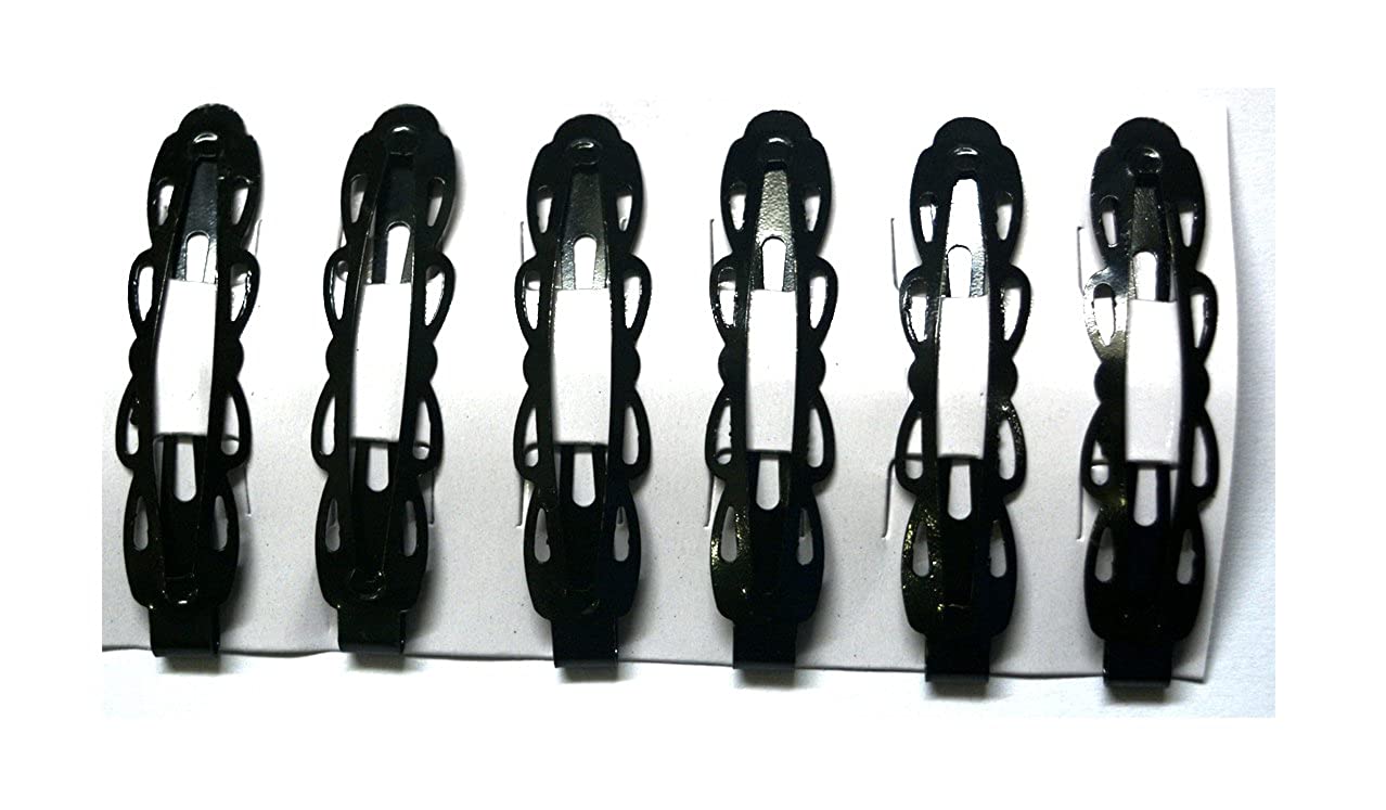 Anokhi ADA Combo Black Sleek Designer Metallic Combo Tic Tac Clips-( ZD-02 )