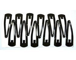 Anokhi Ada Daily Use Black Tik Tak Hair Clips (Combo of 12 Medium Clips) -ZD-19